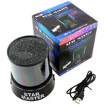 Naktinė lempa - projektorius Star Master USB