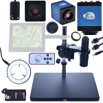 Mikroskopo rinkinys Rosfix Earth Pro MCEP-0.5X &ndash; Didinimas 7&ndash;45x, 56xLED ap&scaron;vietimas, HDMI kamera 2MP