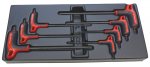 Facom Mod.89txa: 7 Torx raktų su T rankena, T10-t40