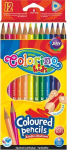 Spalvoti pie&scaron;tukai Colorino, trikampiai, 12 spalvų