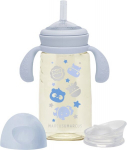 Pereinamasis buteliukas geriamiesiems įgūdžiams lavinti blue, 300 ml