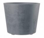 Lauko vazonas su ratukais Deroma Millennium, 59 cm, pilkas