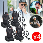 Domofonai, Baofeng BF-888S Walkie Talkie 400-470MHz dvipusis ilgo nuotolio radijas + ausinių rinkinys