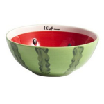Kitchen tools,Cute Hand-Painted Fruit Lemon Designed Ceramic Small Bowls For Ice Cream Snack Cereal Dessert,watermelon-bowl