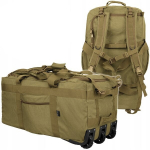 Krep&scaron;ys ant ratukų Lagaminas Mil-Tec 110l,Coyote, 110L