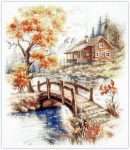 Siuvinėjimo rinkinys Magic Needle Autumn in the Mountains 250-069