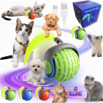 Interaktyvus i&scaron;manusis kamuoliukas katėms Halpix Teaser Smart Cat Ball, Žalias