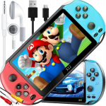 Ne&scaron;iojama konsolė X12 HD 1000 retro žaidimų 5 colių ekranas