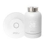 IMOU KIT-TRV1-EU-2 ZigBee termostatinės galvutės rinkinys su 6 adapteriais ir &scaron;liuzu