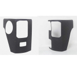 2pcs galinių kampų &scaron;arvų uodegos &scaron;viesos dangtelio apdaila, skirta &bdquo;Wrangler TJ&ldquo; 1997&ndash;2007 Black