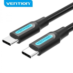 Vention USB-C Vyras į USB-C Vyras - 1m - 3A - PD60W - Juoda spalva