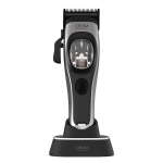 Plaukų kirpimo ma&scaron;inėlė OSOM Professional PRIME belaidė LED pilka 0,5&ndash;13 mm