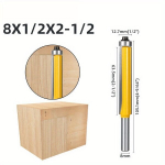 Frezavimo antgalis medienai su guoliu, 8 mm kotas, 8*12.7*63mm