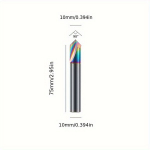 Karbido freza V formos grioveliams, 90&deg;, 10mm, 10*10D*75L*90&deg;