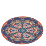 ZULIDA neslystantis kilimas mandala, 39,37 * 39,37 colio / 100 * 100 cm