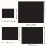 Ramunėlių ra&scaron;to neslystantis kilimas,  60 cm x 90 cm / 23,62 colio x 35,43 colio