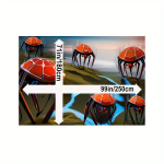 1 vnt. Vorų Armijos Ra&scaron;tas Dekoratyvinis Kilimas, 71 * 99 colių / 180 * 250 cm