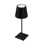 Led stalinė lempa Esperanza Miram, juoda, 3w, 300lm, su baterija