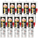 10x "Pattex One4All Crystal" 290g montavimo klijai