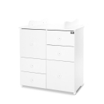 Komoda Lorelli Cupboard New, 2 box, balta