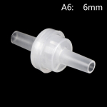 Plastikinis vienpusis atbulinis vožtuvas skysčiams ir dujoms, 6