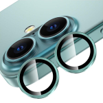 &bdquo;Evelatus&ldquo; &bdquo;Apple iPhone 16 / 16 Plus&ldquo; kameros objektyvo apsauga, žalsvai mėlyna