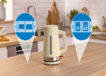 Virdulys Elektrinis Virdulys - Bosch MyMoment 1.7L 2400W Belaidis 360&deg; Pagrindas Kreminis