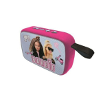 Bluetooth garsiakalbis - Barbie - Kompakti&scaron;kas - Audinio apdaila - 4 val. autonomija - USB-C