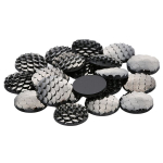 Žuvies skalės įdėklai papuo&scaron;alams, Gray (20pcs)