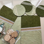 Popierius vaikams, A5-10pcs Green