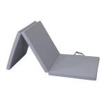 Gimnastikos čiužinys Satellite 180x60x5 cm trijų dalių - pilkas