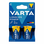 Alkalinės baterijos C LR14 1.5V Longlife Power 2 vnt. Varta