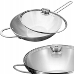 Wok Zwilling Twin Nova 30cm, tinka visoms viryklėms: dujinėms, indukcinėms, elektrinėms