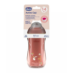 Gertuvė su snapeliu Chicco Active Cup, rožinė, 14 mėn+, 266 ml