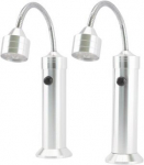 Grilio ap&scaron;vietimo rinkinys RealPower BBQ-Light 2, 25x3.9 cm, sidabrinės spalvos