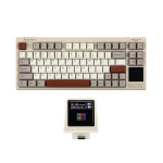 Klaviatūra Epomaker RT80 (Balta/Pilka) - Wisteria Linear Switches