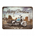 Nostalgic Art Plakatas 15x20 Harley-Davidson - Route 66 Road King Classic