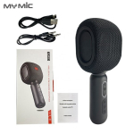 Karaoke bluetooth mikrofonas - kolonėlė su balso keitimo efektais