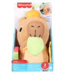 Fisher-Price Mon Capybara Klastiniai - Mink&scaron;tas Žaislas Su Kramtuku Ir Bar&scaron;kučiu - Nuo 3 mėnesių - HYR54