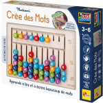 Word search - Montessori game - MONTESSORI - Wooden board, magnetic letters and numbers