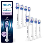 8 vnt. &scaron;epetėlių galvutės - PHILIPS - HX6058/87 - S2 balta