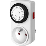 Kompakti&scaron;ka mechaninė minutė - GAO - Programatorius 3680W - 16A - 96 perjungimų/ dieną - Balta