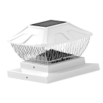 Solar Post Cap Lights denio ap&scaron;vietimas &Scaron;ilta ir patvari ne&scaron;iojama Led saulės lemputė, balta