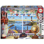 Puzlas - EDUCA - Vie partuaire - 1000 dalių - 68x48 cm - Suaugusiems - Gamta