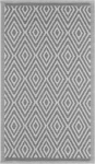 Jemidi lauko/vidaus kilimas, tinkantis terasoms ir balkonams 90x150 cm, pilkas