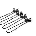 Cme Midi kabelių rinkinys, 4 vnt. - 30 cm, 5 kontaktų Din, žemo profilio - veidrodiniai 45 laipsnių kampu itin ploni jungikliai, skirti kompakti&scaron;koms erdvėms - idealiai tinka Midi sąsajai, pedalų plok&scaron;tei, klaviatūrai