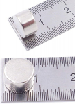 Brudazon 25 mini diskiniai magnetai 8 x 5 mm N52 stipriausio lygio neodimio magnetai itin stiprūs magnetai modeliavimui, nuotraukoms, lentoms, skelbimų lentoms, &scaron;aldytuvams, rankdarbiams, itin stiprūs magnetiniai diskai