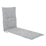 Gultų pagalvėlė PATIO Malezja gultui 190x60 cm pilka geometrinė poliesterinė