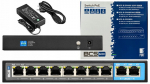 Poe switch'as 8 Ip kameroms Bcs-b-sp0802