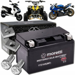 Gelinis motociklo akumuliatorius Mtz10s 8,6 Ah Ytz10s